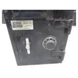 Safe 13"x17"x15" (open, combination unknown)
