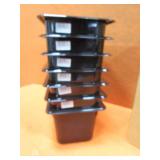 (7) (New) Cambro 1/3 x 6" Food Pans