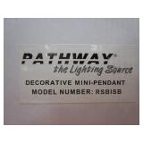 (6) (New) Mini Pendant Light Fixtures