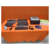 Keyboards, Mice, Printer, Label Maker