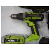 Rockwell Cordless Drill & Driver w/Bag, Charger, Batteries