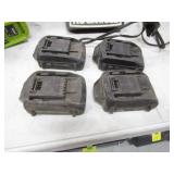 Rockwell Cordless Drill & Driver w/Bag, Charger, Batteries