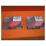 (2) (New) Lighted Exit Signs