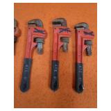 (6) 8" Pipe Wrenches