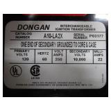 Transformer, Timer, Starter Switch & Misc