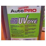 Glass Cleaner, Marine Epoxy, Automotive UV Dye