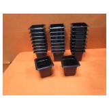 (25) Cambro 1/6 x 6" Food Pans
