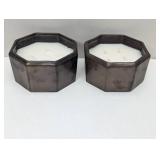 2 Large 4 Wick Candles - Salted Honey & Harvest Spice