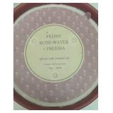 2 Candles totaling 5 Wicks - Peony Rose Water & Red Bamboo and Apple