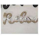 3 Piece Word Sign Decor - COOL, Welcome, Relax
