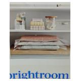 9pc Cube Compression Bags Set Clear - Brightroom™: Vacuum Seal Storage for Clothes & Bedding, Zipper Closure
