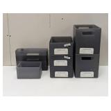 10 Piece Brightroom Stackable Organizer Bins