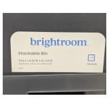 10 Piece Brightroom Stackable Organizer Bins