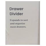 Honeycomb Drawer Divider Diamond Opening - Brightroom™: Polypropylene Sock & Clothes Organizer, 14.02" x 18.09", White