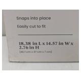 Honeycomb Drawer Divider Diamond Opening - Brightroom™: Polypropylene Sock & Clothes Organizer, 14.02" x 18.09", White