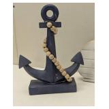 3 Piece Decor - 2 Whales and an Anchor - Ocean