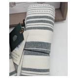 3 Piece - 2 Flour Sack Kitchen Towels with Mini Serving Tray