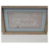 7 Piece Ocean/Beach Decor - Signs, Turtles, Boats