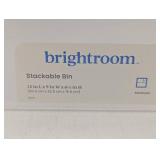 8 Piece Stackable Modular Storage Solution Bins