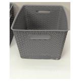 4 Pack Y-Weave Medium Decorative Storage Basket - Brightroom™ - 2 Have Minor Cosmetic