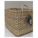 Junco Weave basket - 11 x 10 x 8 with Handles