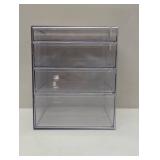 4 Drawer Stackable Countertop Organizer Clear - Brightroom™: Bathroom & Makeup Organizer