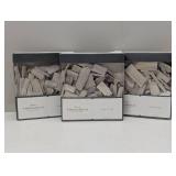 Set of 3 Wood Chipped Vase Fillers - Beachie