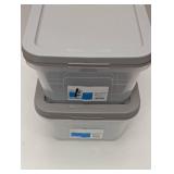 4 Pack - 16qt Storage Boxes Gray - Room Essentials