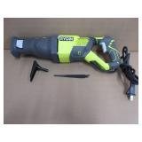 RYOBI Corded RJ186V 12 Amp Reciprocating Saw - Loose Collar Guard, USED, Works!