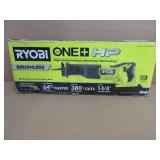 RYOBI ONE+ HP 18V Brushless Cordless Reciprocating Saw (Tool Only) - Loose Collar Guard, USED, WORKS!