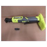 RYOBI 18V Cordless Ratchet Multi-Size 3/8 in. and 1/4 in. (Tool Only, Missing Battery and Charger), USED, WORKS!