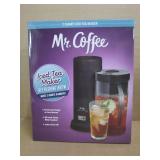 Mr. Coffee 2-Quart Iced Tea & Iced Coffee Maker, Black - PITCHER IS CRACKED ON BOTTOM, Electronics Work. Slightly Used.