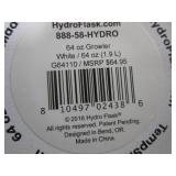 Hydro Flask 64 oz Growler White - Dented, USED