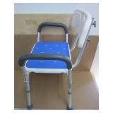Medokare Premium Shower Chair for Inside Shower - Bath Chair and Medical Grade Shower Seat for Seniors, Elderly, Handicap & Disabled - Adjustable Support Bench w/Back and Armrests for Bathtub - Store 