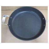 All-Clad HA1 Hard Anodized Nonstick Sauté Pan 4 Quart Induction Oven Broiler Safe 500F Pots and Pans, Cookware Black - Scratches on Pan and Small Dents on Lid.