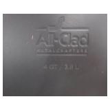All-Clad HA1 Hard Anodized Nonstick Sauté Pan 4 Quart Induction Oven Broiler Safe 500F Pots and Pans, Cookware Black - Scratches on Pan and Small Dents on Lid.