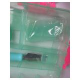 SubSafe Charcuterie Safe 2.0 Waterproof Tackle Box, Snack Storage for Beach & Parties, BPA-Free, Seafoam Green USED, HAD FOOD ON IT, GOOD CONDITION