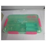 SubSafe Charcuterie Safe 2.0 Waterproof Tackle Box, Snack Storage for Beach & Parties, BPA-Free, Seafoam Green USED, HAD FOOD ON IT, GOOD CONDITION