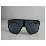 SMITH Boomtown Sunglasses – Shield Lens Performance Sports Active Sunglasses for Biking, Running, Fishing & More – For Men & Women – Matte Black + Black ChromaPop Lens USED, HAS SOME SCRATCHES