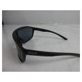 SMITH Boomtown Sunglasses – Shield Lens Performance Sports Active Sunglasses for Biking, Running, Fishing & More – For Men & Women – Matte Black + Black ChromaPop Lens USED, HAS SOME SCRATCHES
