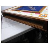 WS Game Company Monopoly Trophy Luxury Edition For 2 to 6 Players DRAWERS ARE BROKEN, BOX DAMAGED, ALL PIECES ARE THERE