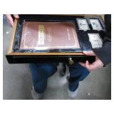 WS Game Company Monopoly Trophy Luxury Edition For 2 to 6 Players DRAWERS ARE BROKEN, BOX DAMAGED, ALL PIECES ARE THERE