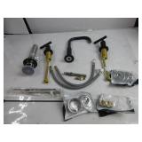 KOHLER 14406-4-BL Purist® Widespread Bathroom Sink Faucet with Low Lever Handles and Low Gooseneck Spout, Matte Black SLIGHTLY USED, ALL PIECES ARE THERE