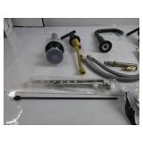 KOHLER 14406-4-BL Purist® Widespread Bathroom Sink Faucet with Low Lever Handles and Low Gooseneck Spout, Matte Black SLIGHTLY USED, ALL PIECES ARE THERE