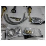 KOHLER 14406-4-BL Purist® Widespread Bathroom Sink Faucet with Low Lever Handles and Low Gooseneck Spout, Matte Black SLIGHTLY USED, ALL PIECES ARE THERE