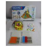 Geomag Magnetic Toys Supecolor Tiles 78-Piece Building Set for Kids Ages 5-99 | Swiss-Made STEM & STEAM Authenticated Educational Toy Made from 100% Recycled Plastic | Creative Learning Play NEW, OPEN