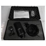 MXL 990 BLACKOUT CONDENSER MICROPHONE  NO CORD, NOT TESTED, NO BOX, SLIGHTLY USED
