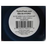 Hydro Flask Wide Flex Straw Cap Indigo 32 Oz USED, DENTED
