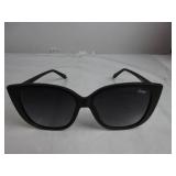 Quay - Womens Sunglasses, Square Lenses with UV Protection, Oversized Sunglasses (Ever After, Matte Black) USED, NO CASE, SMUDGES