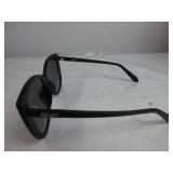 Quay - Womens Sunglasses, Square Lenses with UV Protection, Oversized Sunglasses (Ever After, Matte Black) USED, NO CASE, SMUDGES